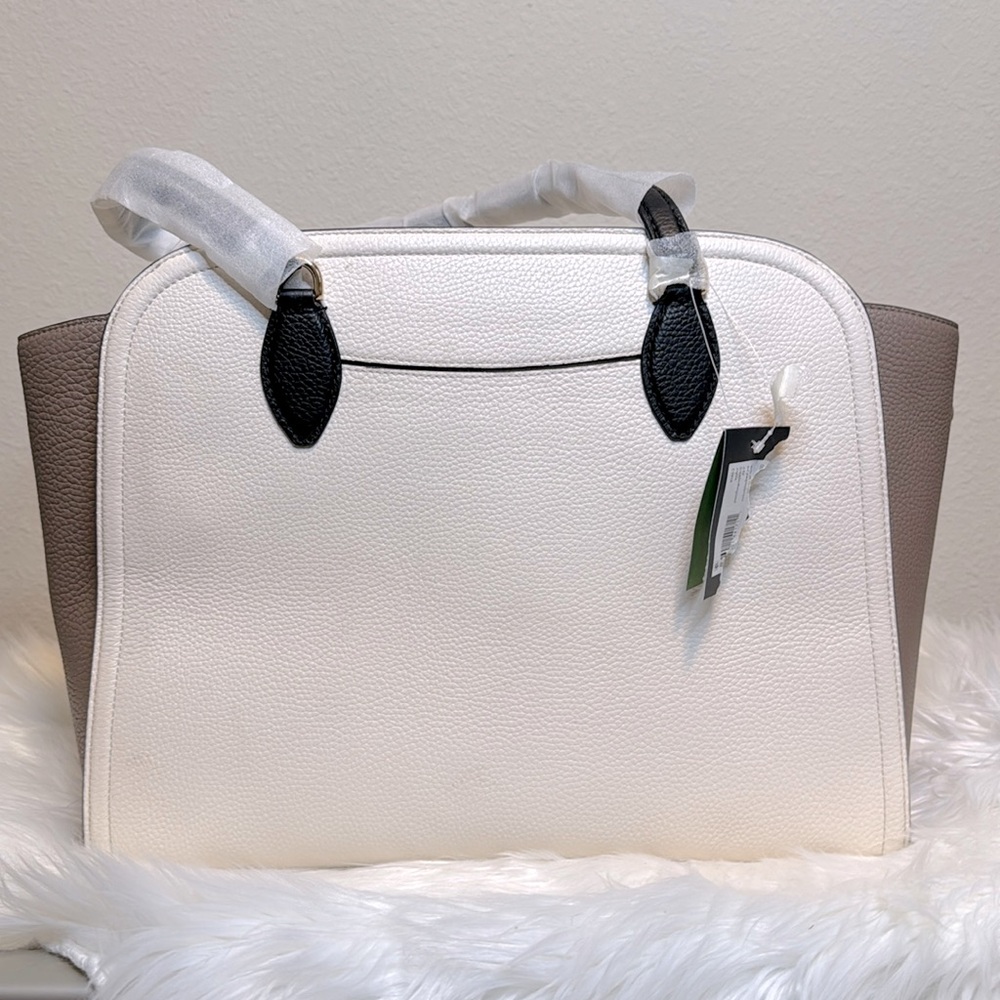 NWT Kate Spade Taylor Colorblocked Pebbled Leather Large Tote - Picture 5 of 13